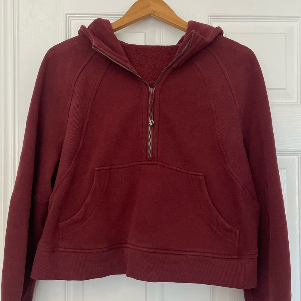 Lululemon oversized cropped scuba hoodie